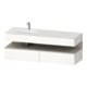 Duravit Einbauwaschtisch-Möbel-Set Qatego 160x50x60cm, Kon-WTU, B, B l, T m/we hgl-1
