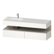 Duravit Einbauwaschtisch-Möbel-Set Qatego 160x50x60cm, Kon-WTU, B, B l, T m/we m