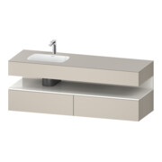 Duravit Einbauwaschtisch-Möbel-Set Qatego 160x50x60cm, Kon-WTU, B, B l, w g/tau ma
