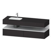 Duravit Einbauwaschtisch-Möbel-Set Qatego 160x50x60cm, Kon-WTU, B, B l, w m/Gr m
