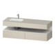 Duravit Einbauwaschtisch-Möbel-Set Qatego 160x50x60cm, Kon-WTU, B, B l, w m/ta m-1