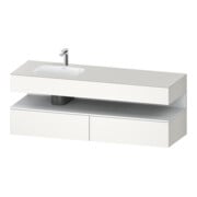 Duravit Einbauwaschtisch-Möbel-Set Qatego 160x50x60cm, Kon-WTU, B, B l, w m/we m