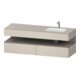 Duravit Einbauwaschtisch-Möbel-Set Qatego 160x50x60cm, Kon-WTU, B, B r, ba m/ta m-1