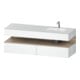 Duravit Einbauwaschtisch-Möbel-Set Qatego 160x50x60cm, Kon-WTU, B, B r, E Ma/w ma-1