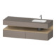Duravit Einbauwaschtisch-Möbel-Set Qatego 160x50x60cm, Kon-WTU, B, B r, E nat/b ma-1
