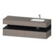 Duravit Einbauwaschtisch-Möbel-Set Qatego 160x50x60cm, Kon-WTU, B, B r, E sw/Bas m-1