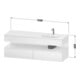 Duravit Einbauwaschtisch-Möbel-Set Qatego 160x50x60cm, Kon-WTU, B, B r, E sw/Bas m-3