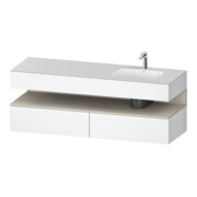 Duravit Einbauwaschtisch-Möbel-Set Qatego 160x50x60cm, Kon-WTU, B, B r, T m/we ma