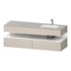 Duravit Einbauwaschtisch-Möbel-Set Qatego 160x50x60cm, Kon-WTU, B, B r, w g/tau ma-1