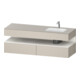 Duravit Einbauwaschtisch-Möbel-Set Qatego 160x50x60cm, Kon-WTU, B, B r, w m/ta ma-1