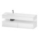 Duravit Einbauwaschtisch-Möbel-Set Qatego 160x50x60cm, Kon-WTU, B, Beck. li, we ma-1