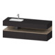Duravit Einbauwaschtisch-Möbel-Set Qatego 160x50x60cm, Kon-WTU, B l, E Ma/Gra matt-1