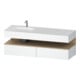 Duravit Einbauwaschtisch-Möbel-Set Qatego 160x50x60cm, Kon-WTU, B l, E nat/weiß ma-1