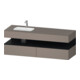 Duravit Einbauwaschtisch-Möbel-Set Qatego 160x50x60cm, Kon-WTU, B l, E sw/Bas ma-1