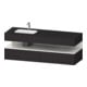 Duravit Einbauwaschtisch-Möbel-Set Qatego 160x50x60cm, Kon-WTU, B l, w g/Gra matt-1