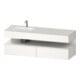 Duravit Einbauwaschtisch-Möbel-Set Qatego 160x50x60cm, Kon-WTU, B l, w hgl/we matt-1
