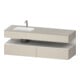 Duravit Einbauwaschtisch-Möbel-Set Qatego 160x50x60cm, Kon-WTU, B l, w m/ta matt-1