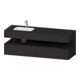 Duravit Einbauwaschtisch-Möbel-Set Qatego 160x50x60cm, Kon-WTU, B li, graph matt-1