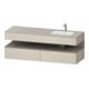 Duravit Einbauwaschtisch-Möbel-Set Qatego 160x50x60cm, Kon-WTU, B r, ba m/tau matt-1