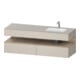 Duravit Einbauwaschtisch-Möbel-Set Qatego 160x50x60cm, Kon-WTU, B r, E Ma/t ma-1