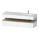 Duravit Einbauwaschtisch-Möbel-Set Qatego 160x50x60cm, Kon-WTU, B r, E Marmor/w ma-1