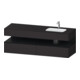 Duravit Einbauwaschtisch-Möbel-Set Qatego 160x50x60cm, Kon-WTU, B r, E sw/gra matt-1