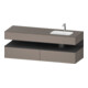 Duravit Einbauwaschtisch-Möbel-Set Qatego 160x50x60cm, Kon-WTU, B r, gra m/bas ma-1