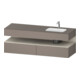 Duravit Einbauwaschtisch-Möbel-Set Qatego 160x50x60cm, Kon-WTU, B r, T m/ba ma-1
