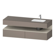 Duravit Einbauwaschtisch-Möbel-Set Qatego 160x50x60cm, Kon-WTU, B r, T m/ba ma