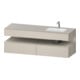 Duravit Einbauwaschtisch-Möbel-Set Qatego 160x50x60cm, Kon-WTU, B r, T m/ta ma-1