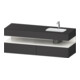 Duravit Einbauwaschtisch-Möbel-Set Qatego 160x50x60cm, Kon-WTU, B r, w g/Gra ma-1