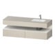 Duravit Einbauwaschtisch-Möbel-Set Qatego 160x50x60cm, Kon-WTU, B r, w m/ta matt-1