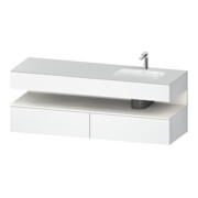 Duravit Einbauwaschtisch-Möbel-Set Qatego 160x50x60cm, Kon-WTU, B r, w m/we ma