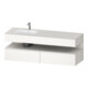 Duravit Einbauwaschtisch-Möbel-Set Qatego 160x50x60cm, Kon-WTU, Beck. li, we matt-1