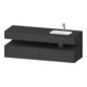 Duravit Einbauwaschtisch-Möbel-Set Qatego 160x50x60cm, Kon-WTU, Beck. re, graph ma-1