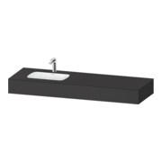 Duravit Einbauwaschtisch-Möbel-Set Qatego 160x55x17cm, m K, 1 AS, m Ü, B l, gra ma