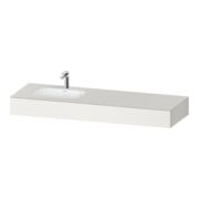 Duravit Einbauwaschtisch-Möbel-Set Qatego 160x55x17cm, m K, 1 AS, m Ü, B l, w matt