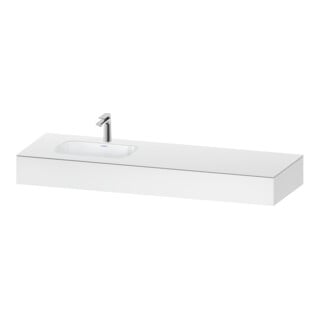 Duravit Einbauwaschtisch-Möbel-Set Qatego 160x55x17cm, m K, 1 AS, m Ü, B li, we ma