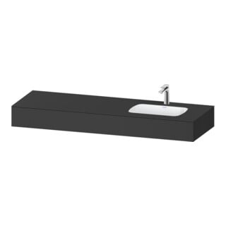 Duravit Einbauwaschtisch-Möbel-Set Qatego 160x55x17cm, m K, 1 AS, m Ü, B r, gra ma