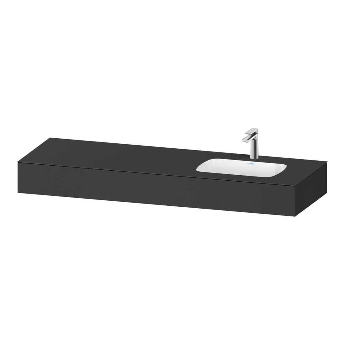 Duravit Einbauwaschtisch-Möbel-Set Qatego 160x55x17cm, m K, 1 AS, m Ü, B r, gra ma