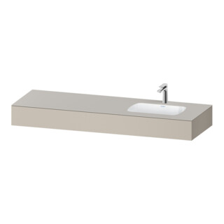 Duravit Einbauwaschtisch-Möbel-Set Qatego 160x55x17cm, m K, 1 AS, m Ü, B r, Tau ma