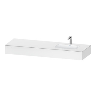 Duravit Einbauwaschtisch-Möbel-Set Qatego 160x55x17cm, m K, 1 AS, m Ü, B re, we ma