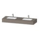 Duravit Einbauwaschtisch-Möbel-Set Qatego 160x55x17cm, m K, 2 A., B bs, m Ü, ba ma-1