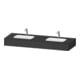 Duravit Einbauwaschtisch-Möbel-Set Qatego 160x55x17cm, m K, 2 A., B bs, m Ü, gra m-1