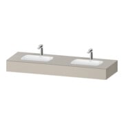 Duravit Einbauwaschtisch-Möbel-Set Qatego 160x55x17cm, m K, 2 A., B bs, m Ü, T ma
