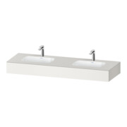 Duravit Einbauwaschtisch-Möbel-Set Qatego 160x55x17cm, m K, 2 A., B bs, m Ü, w m