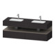 Duravit Einbauwaschtisch-Möbel-Set Qatego 160x55x60cm, Kon-WTU, B, ba m/Grap matt-1