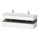 Duravit Einbauwaschtisch-Möbel-Set Qatego 160x55x60cm, Kon-WTU, B, bas. matt/we ma-1
