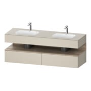 Duravit Einbauwaschtisch-Möbel-Set Qatego 160x55x60cm, Kon-WTU, B, E Ma/t matt