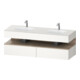 Duravit Einbauwaschtisch-Möbel-Set Qatego 160x55x60cm, Kon-WTU, B, E Marmor/w matt-1
